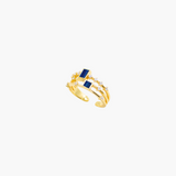 Eternal Glow Open Ring ✦ Lapis Lazuli