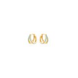 Turquoise Row ✦ Cloudline Hoops
