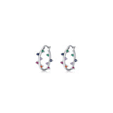Rainbow Trail ✦ Vibrant Journey Hoop Earrings