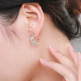 Halo Gleam – Softness and Warmth ✦ Crowned Hoop Earrings