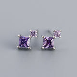 Colour Dot Studs ✦ Lilac Whisper Balance