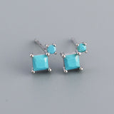 Colour Dot Studs ✦ Sky Calm Balance