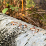 Blush Bloom Open Ring ✦ Pink Tone