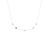 Colour Light Necklace ✦ Pink Glow