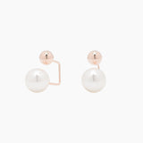 Pearl Counterpoint Studs ✦ Duo Balance