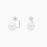 Pearl Counterpoint Studs ✦ Duo Balance