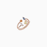 Sunset Glow Open Ring ✦ Warm Tone