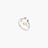 Sunset Glow Open Ring ✦ Warm Tone
