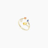 Sunset Glow Open Ring ✦ Warm Tone
