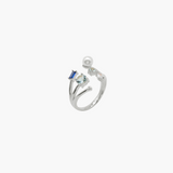 Twilight Shine Ring ✦ Blue Tone