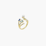 Twilight Shine Ring ✦ Blue Tone